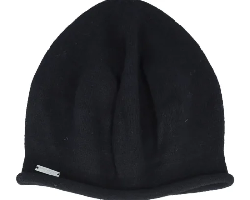 Hot Seeberger Knitted Light Beret Beanie - Blue