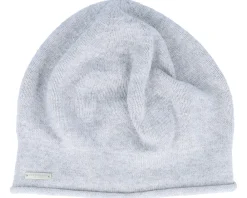 New Seeberger Knitted Smoke Beret Beanie - Grey