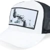 Trucker-Calza Pennello Knotted Gun Velvet /Black A-frame Trucker - White