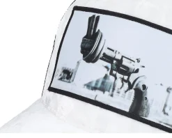 Trucker-Calza Pennello Knotted Gun Velvet /Black A-frame Trucker - White