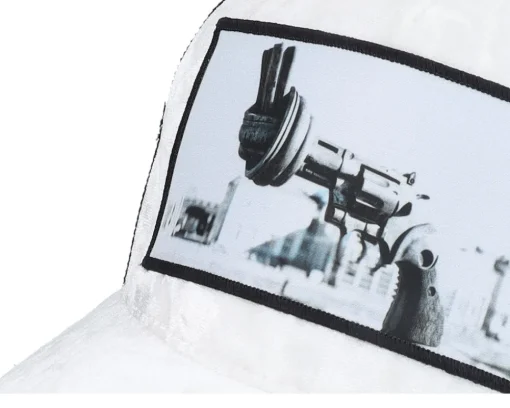 Trucker-Calza Pennello Knotted Gun Velvet /Black A-frame Trucker - White