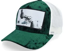 Trucker-Calza Pennello Knotted Gun Velvet /Black A-frame Trucker - White