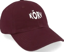 Online Kiosken Körv Burgundy Dad Cap - Red