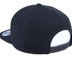 Snapback-Iconic L Letter 3D Black Snapback -