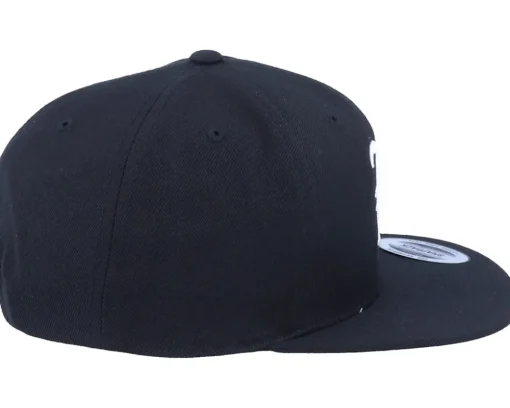 Snapback-Iconic L Letter 3D Black Snapback -