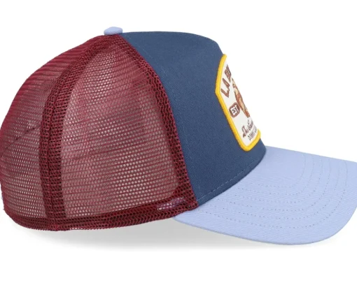 Trucker-Djinns La Bonne Vie #2 Navy/Blue/Wine A-Frame Trucker -
