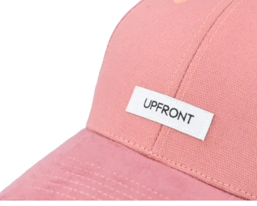 Adjustable-Upfront Lab Baseball Cap Rose Down Adjustable - Pink