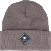 Skate-DC Label Beanie Plum Truffle Cuff - Purple