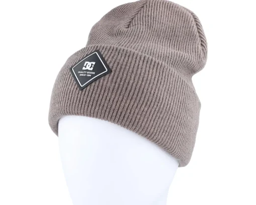Skate-DC Label Beanie Plum Truffle Cuff - Purple