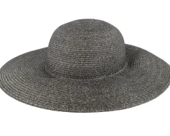 Online Stetson Ladies Toyo Black/Grey Sun Hat -