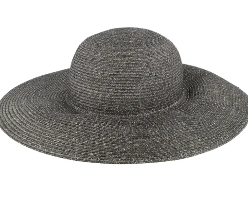 Online Stetson Ladies Toyo Black/Grey Sun Hat -