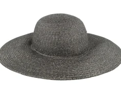 Online Stetson Ladies Toyo Black/Grey Sun Hat -
