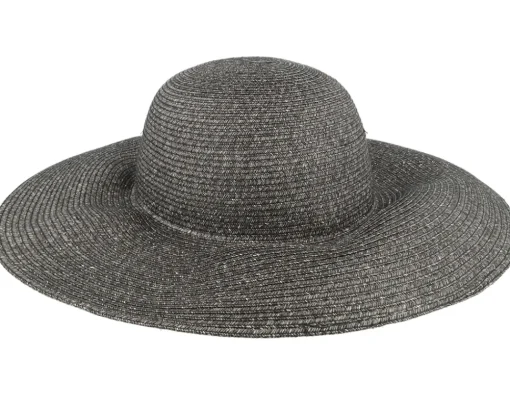 Online Stetson Ladies Toyo Black/Grey Sun Hat -