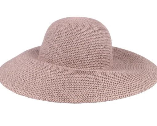 Sun Hat-Stetson Ladies Toyo Dusty Rose Sun Hat -