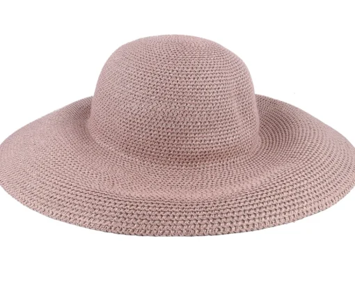 Sun Hat-Stetson Ladies Toyo Dusty Rose Sun Hat -