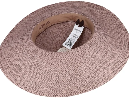 Sun Hat-Stetson Ladies Toyo Dusty Rose Sun Hat -