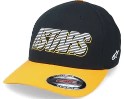 Motor-Alpinestars Lanes Hat Black/Yellow Flexfit -