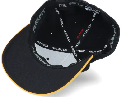 Motor-Alpinestars Lanes Hat Black/Yellow Flexfit -