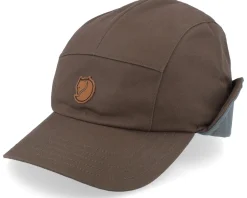 Earflap-Fjällräven Lappland Pintail Cap Dark Olive 5-Panel Ear Flap -