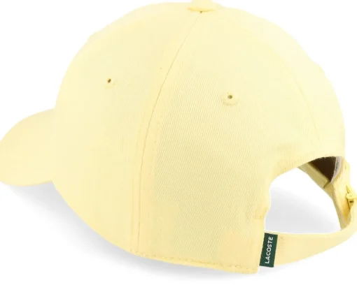 Online Lacoste Large Logo Jaune Dad Cap - Yellow