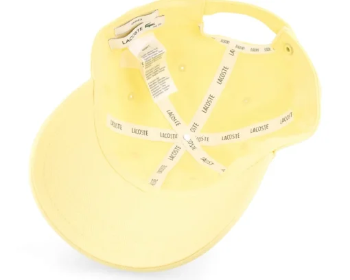 Online Lacoste Large Logo Jaune Dad Cap - Yellow