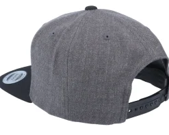 Best Skillfish Large Mouth Bass Fishing Charcoal/Black Snapback -