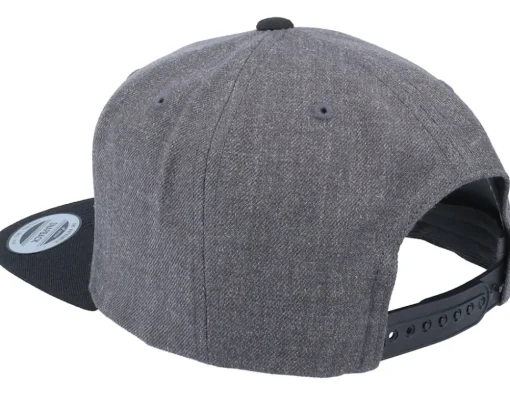 Best Skillfish Large Mouth Bass Fishing Charcoal/Black Snapback -