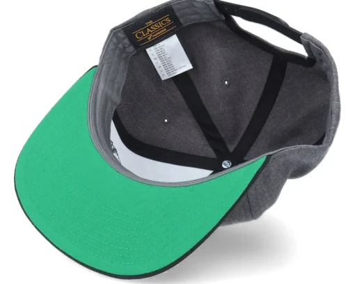 Best Skillfish Large Mouth Bass Fishing Charcoal/Black Snapback -