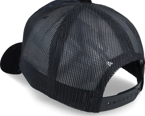 Trucker-Public Domain Last Supper Velvet Trucker - Black