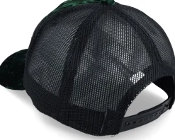 Trucker | Velvet Caps-Public Domain Last Supper /Black Velvet Trucker - Green