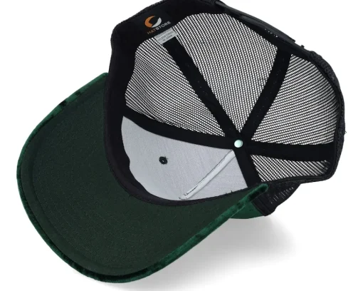 Trucker | Velvet Caps-Public Domain Last Supper /Black Velvet Trucker - Green