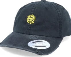 Sale Abducted Laughing XD Smiley Ripped Black Dad Cap -