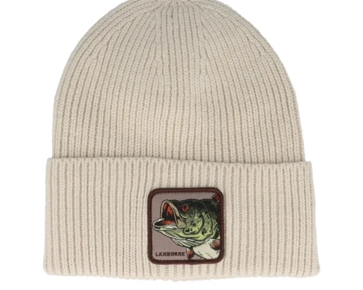 Cuff Beanies-Skillfish Laxborre Recycled Oversized Cuff - Brown