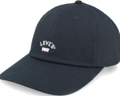 Sale Levi's Lazy Girl Logo Cap Regular Black Dad Cap -