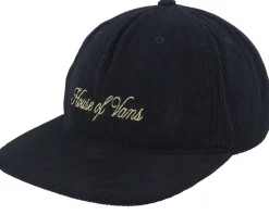 Snapback-Vans Leisure Low Unstructured Black Strapback -
