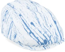 Flat Caps-Mayser Lennart Denim Raw White Flat Cap -