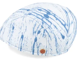 Flat Caps-Mayser Lennart Denim Raw White Flat Cap -