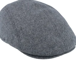 Flat Caps-Mayser Lennart Pure Wool Blend Grey Flat Cap -