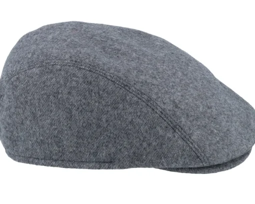 Flat Caps-Mayser Lennart Pure Wool Blend Grey Flat Cap -