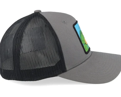Trucker-TMNT Leonardo Box /Black A-Frame Trucker - Grey