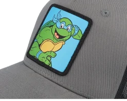 Trucker-TMNT Leonardo Box /Black A-Frame Trucker - Grey