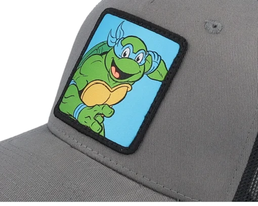Trucker-TMNT Leonardo Box /Black A-Frame Trucker - Grey