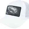 Trucker-Calza Pennello Leopard Big Patch Velvet Trucker - White