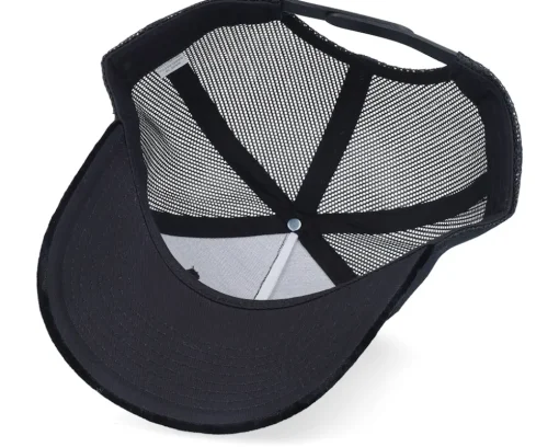 Velvet Caps-Calza Pennello Leper King Baldwin Iv Velvet A-Frame Trucker - Black