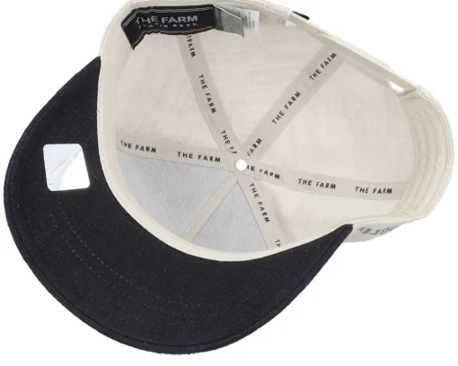 New Goorin Bros. Lethal Linen Natural/Black A-Frame Adjustable -