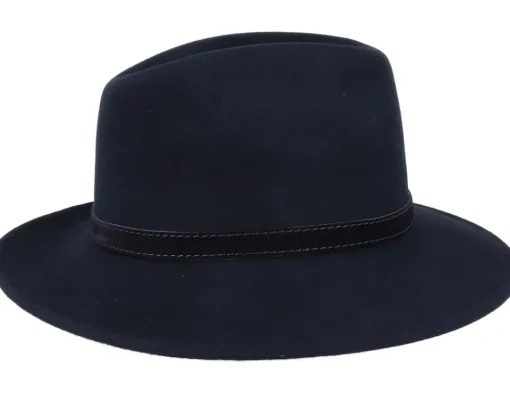 Sale MJM Hats Levi Woolfelt Wr Crush. Black Fedora -