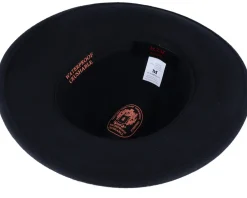Sale MJM Hats Levi Woolfelt Wr Crush. Black Fedora -