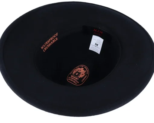 Sale MJM Hats Levi Woolfelt Wr Crush. Black Fedora -