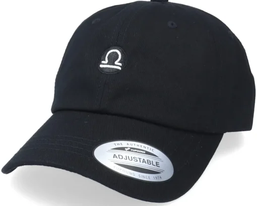 Dad Cap-Astrology Libra Sodiac Sign Black Dad Cap -