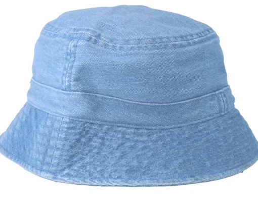 Buckets-Yupoong Light Blue Denim Bucket -